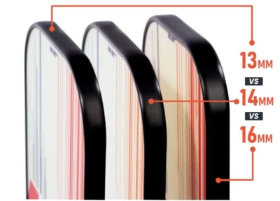 13mm vs. 14mm vs. 16mm Pickleball Paddle