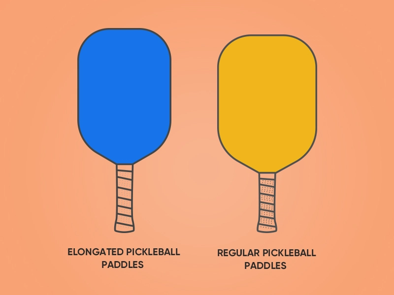 Elongated vs Standard Pickleball Paddles