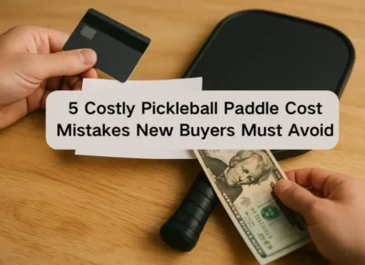 5 Costly Pickleball Paddle Cost Mistakes New Buyers Must Avoid